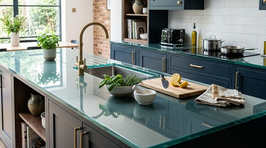 Glass Worktops Guide: Benefits, Myths & Everything You Need to Know