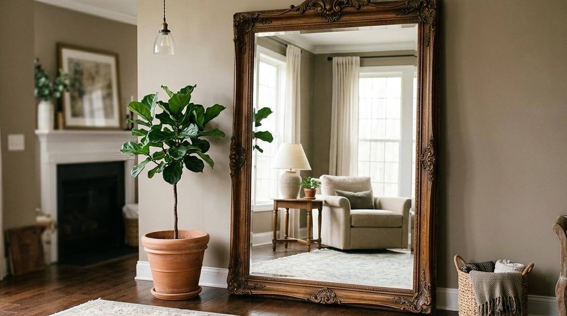 How Large Mirrors Make Living Spaces Bigger and Brighter