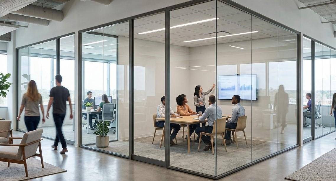 10 Benefits of Glass Partitions for Office & Commercial Spaces